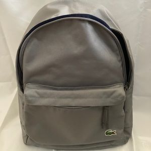 Lacoste canvass backpack